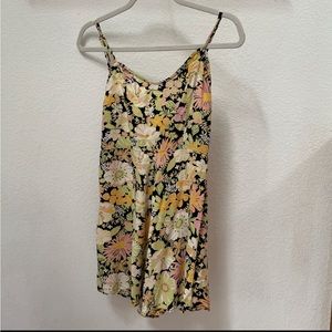 ASOS Sleeveless V-Neck Short Floral Romper